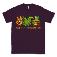 Plum Peace Love St. Patrick's Day Classic Tee - HowdyJamesFarm