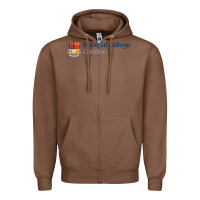Chestnut Imperial Art Zipper Hoodie - artisFamous