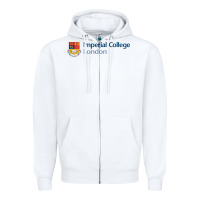 White Imperial Art Zipper Hoodie - artisFamous