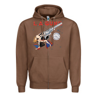 Chestnut la guns Zipper Hoodie - artisFamous