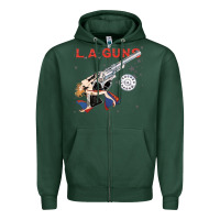 Sports Green la guns Zipper Hoodie - artisFamous