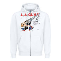 White la guns Zipper Hoodie - artisFamous