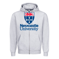 Heather Grey Newcastle Gift Zipper Hoodie - artisFamous