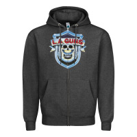 Charcoal Heather la guns new Zipper Hoodie - artisFamous