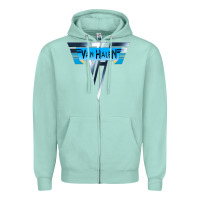 Seafoam halen Zipper Hoodie - artisFamous