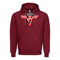 Burgundy halen Zipper Hoodie - artisFamous
