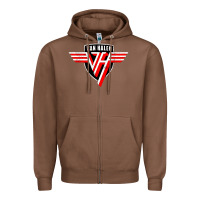 Chestnut halen Zipper Hoodie - artisFamous