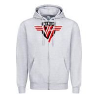 Heather Grey halen Zipper Hoodie - artisFamous