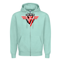 Seafoam halen Zipper Hoodie - artisFamous