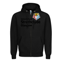 Black Strathclyde Gift Zipper Hoodie - artisFamous