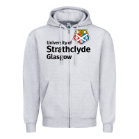 Heather Grey Strathclyde Gift Zipper Hoodie - artisFamous