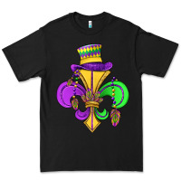 Black fleur de lis Premium Tee - OliviaCreatesArt