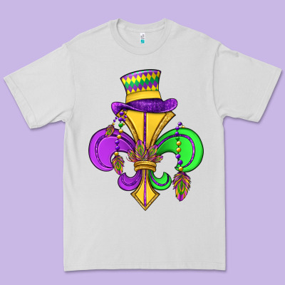 Fleur De Lis Premium Tee Designed By Oliviacreatesart