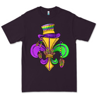 Plum fleur de lis Premium Tee - OliviaCreatesArt