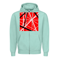 Seafoam halen Zipper Hoodie - artisFamous