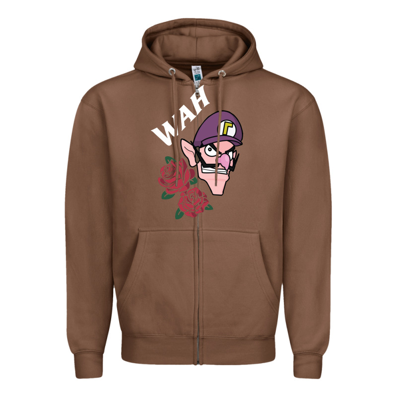 Waluigi Voice ( Wah ) Zipper Hoodie by artisFamous | Teevron