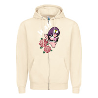 Sandshell waluigi voice ( wah ) Zipper Hoodie - artisFamous