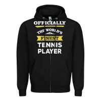 Black the world's finest tennis player Zipper Hoodie - artisFamous