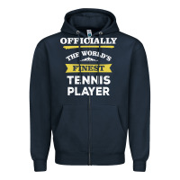 The World's Finest Tennis Player Zipper Hoodie | Teevron
