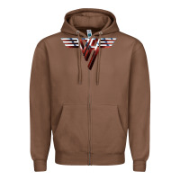 Chestnut halen Zipper Hoodie - artisFamous