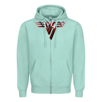 Seafoam halen Zipper Hoodie - artisFamous