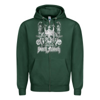 Sports Green black sab.bath official vintage dancing skele Zipper Hoodie - artisFamous