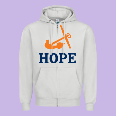 Hope College Zipper Hoodie Designed By Artisfamous
