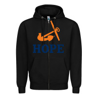 Black Hope College Zipper Hoodie - artisFamous