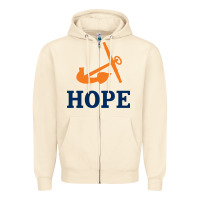 Sandshell Hope College Zipper Hoodie - artisFamous