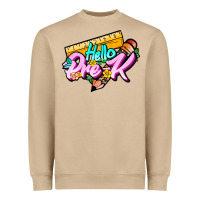 Hello Pre K Heavyweight Sweatshirt | Teevron