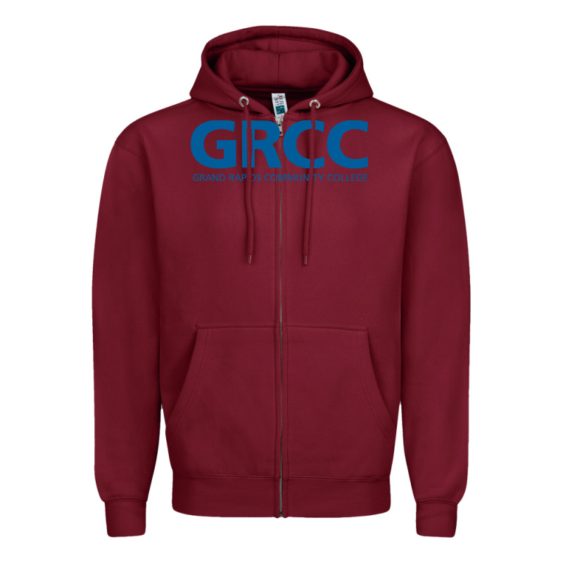 Grand Rapids Community College Zipper Hoodie by artisFamous | Teevron