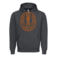 Smoke Kalamazoo College Zipper Hoodie - artisFamous