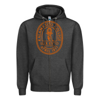 Charcoal Heather Kalamazoo College Zipper Hoodie - artisFamous
