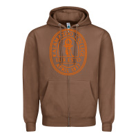 Chestnut Kalamazoo College Zipper Hoodie - artisFamous