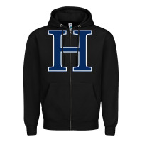 Black Hillsdale College Zipper Hoodie - artisFamous