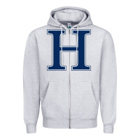 Heather Grey Hillsdale College Zipper Hoodie - artisFamous