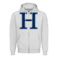 Dove Grey Hillsdale College Zipper Hoodie - artisFamous