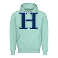 Seafoam Hillsdale College Zipper Hoodie - artisFamous