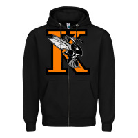 Black Kalamazoo College Zipper Hoodie - artisFamous