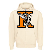 Sandshell Kalamazoo College Zipper Hoodie - artisFamous