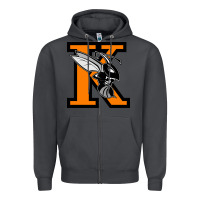 Smoke Kalamazoo College Zipper Hoodie - artisFamous