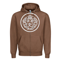 Chestnut king crimson Zipper Hoodie - artisFamous