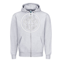 Heather Grey king crimson Zipper Hoodie - artisFamous