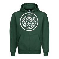 Sports Green king crimson Zipper Hoodie - artisFamous