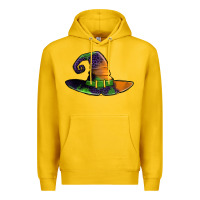 Lemon Purple leopard witch hat Premium Hoodie - Jasminsmagicworld