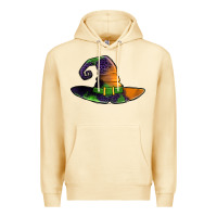 Purple Leopard Witch Hat Premium Hoodie | Teevron