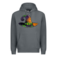Rock Purple leopard witch hat Premium Hoodie - Jasminsmagicworld