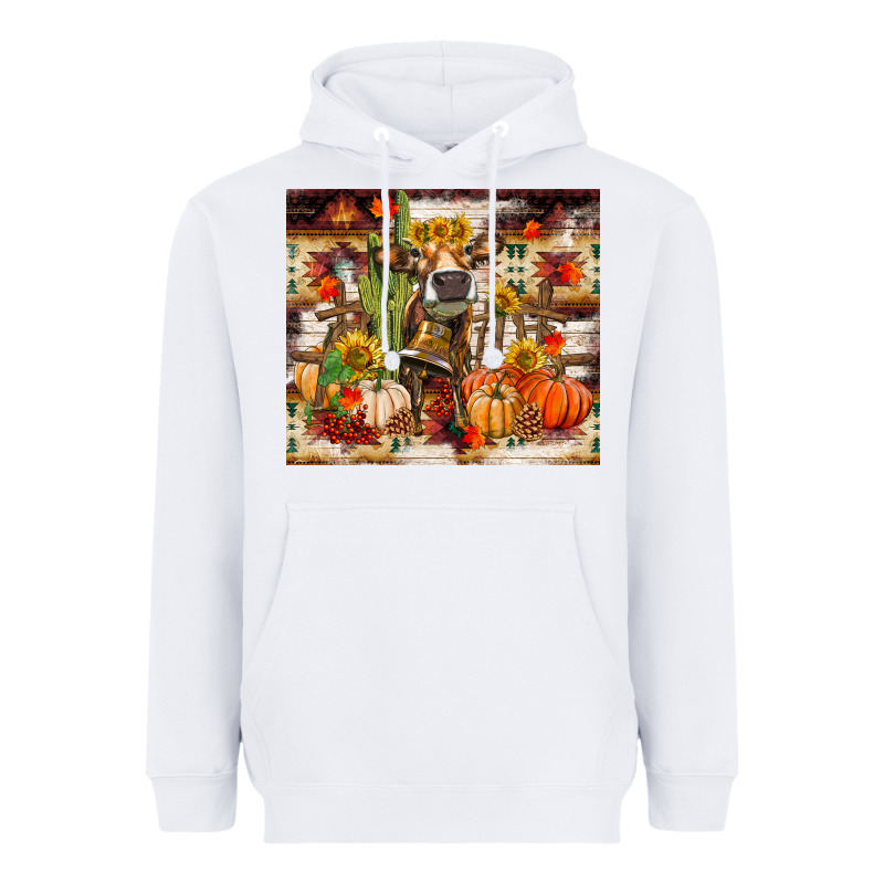 Fall Heifer Cow Heavyweight Hoodie by RanaPortraitStore | Teevron