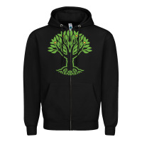 Black Maharishi International College Zipper Hoodie - artisFamous