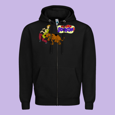 Scooby Doo Zipper Hoodie Designed By Artisfamous